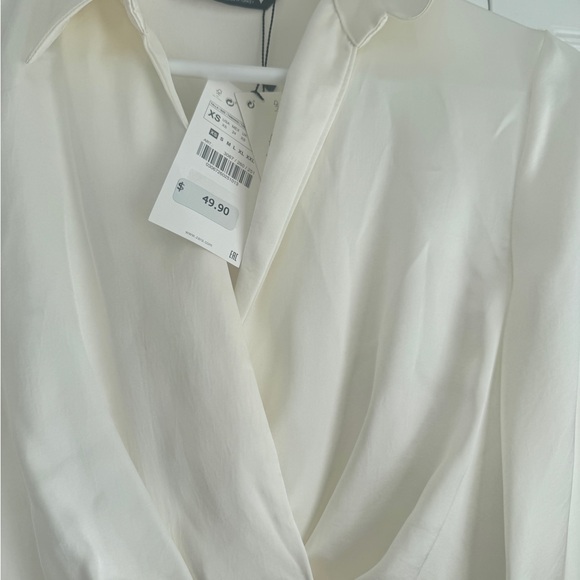 NWT Zara satin effect mini dress - Picture 4 of 5